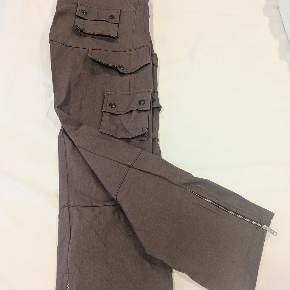 Man boohoo Womens Brown Cargo Pants